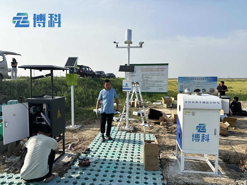 農業四情監測系統在山東高標準農田項目完成安裝